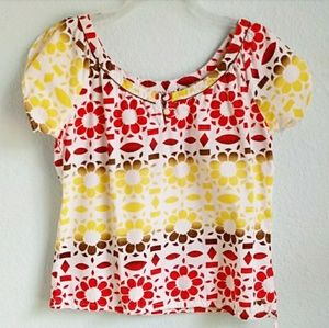 ROXY | Estilo Flower Print Drawstring Top …